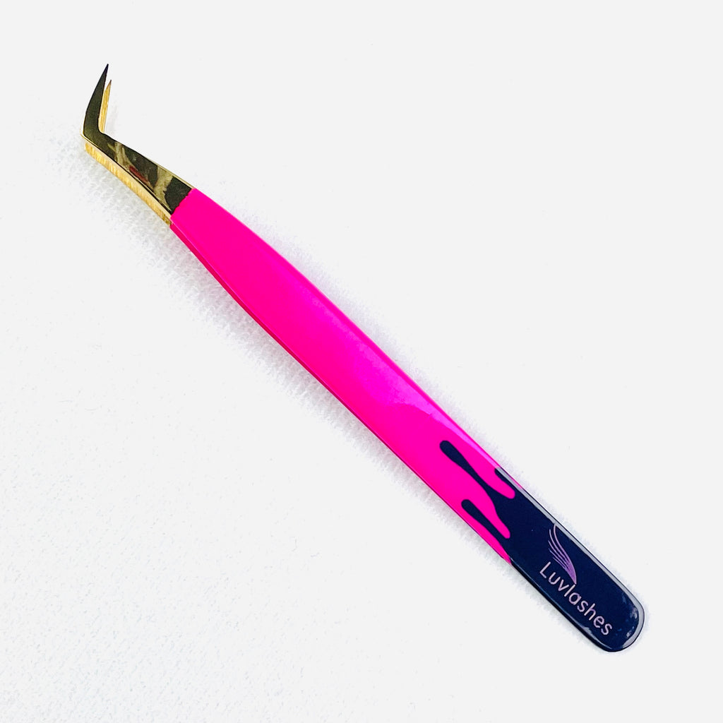 Black Pink Volume Tweezer