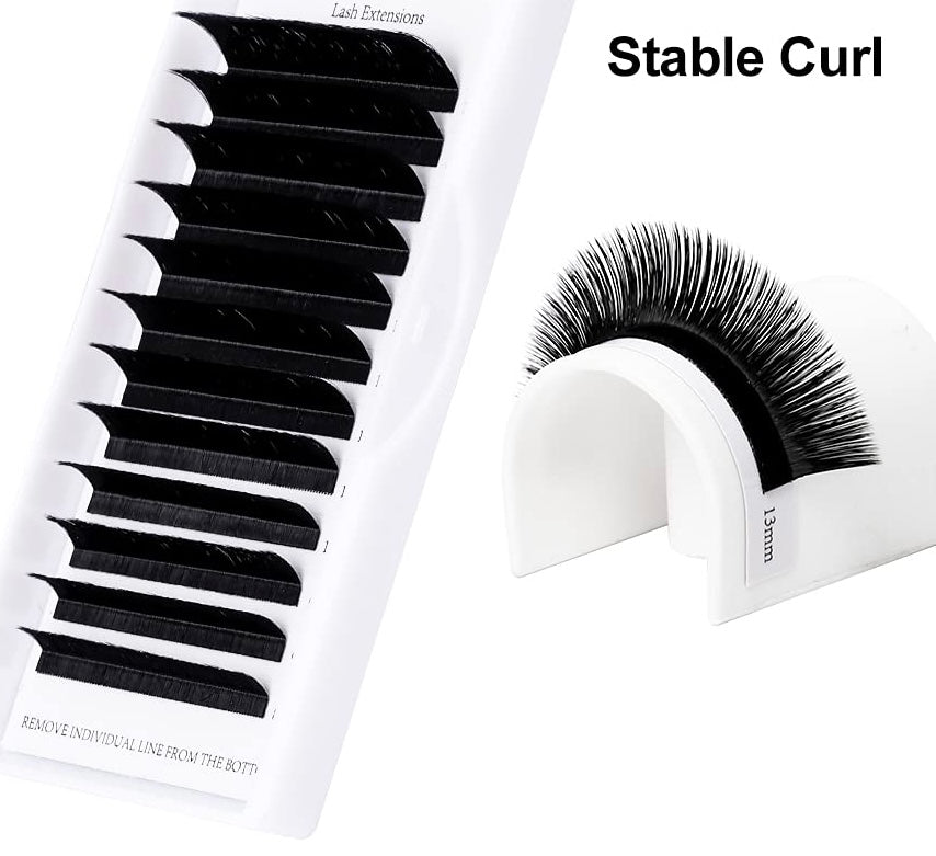 L curl - Volume Lash Tray - 16 Lines